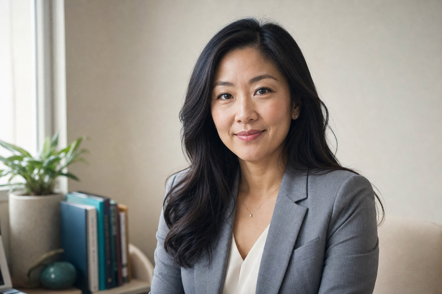 Portrait of Dr. Hana Park, a clinician at This Psych.